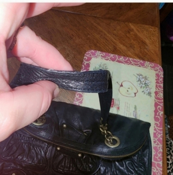 🍂🍁HTF Y2K Vintage 100% real leather betsey johnson western bag - Picture 7 of 11